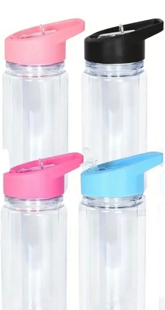 10oz Acrylic Flip Lid Snow Globe Tumbler
