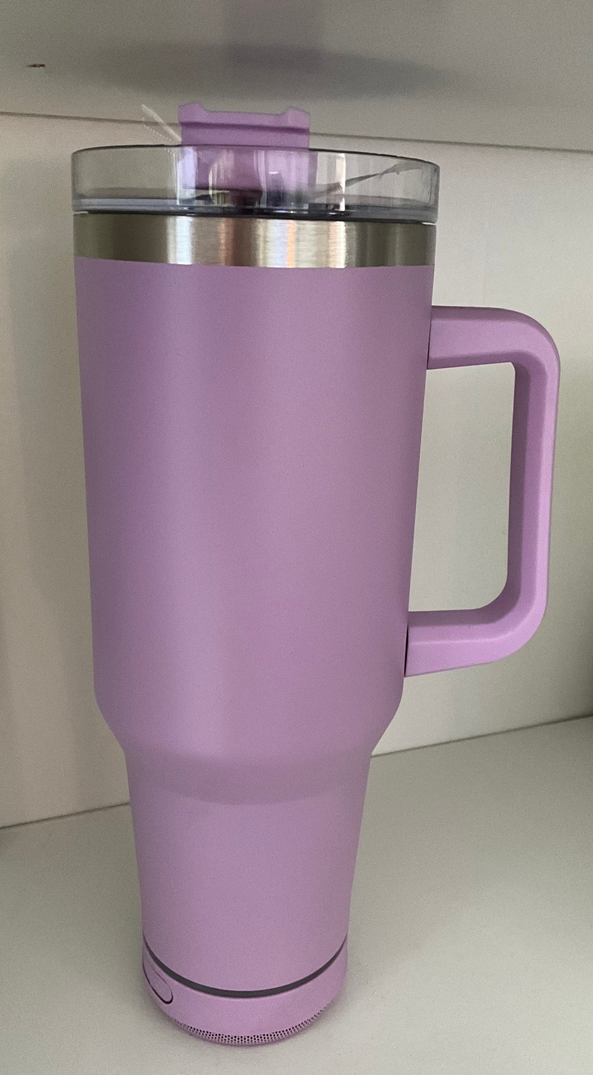 40oz Big Sip Stainless Steel Stanley Style Speaker Tumbler