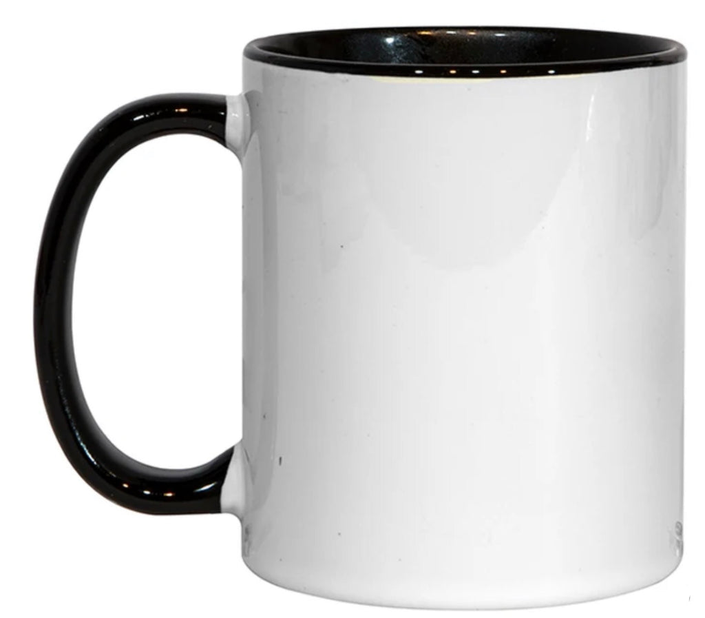 11oz Ceramic Sublimation Mug with Coloured Inside