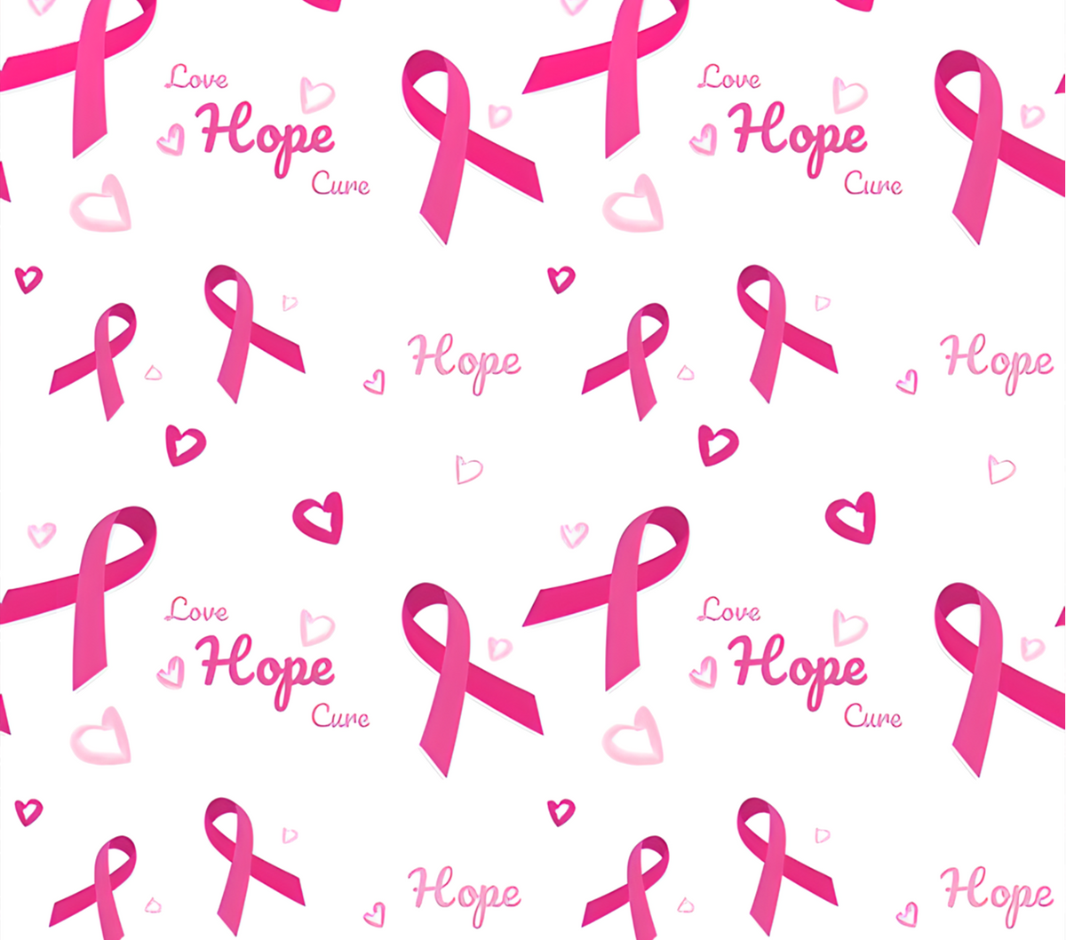 Breast Cancer Awareness 20oz Stainless Steel Sublimation Tumbler