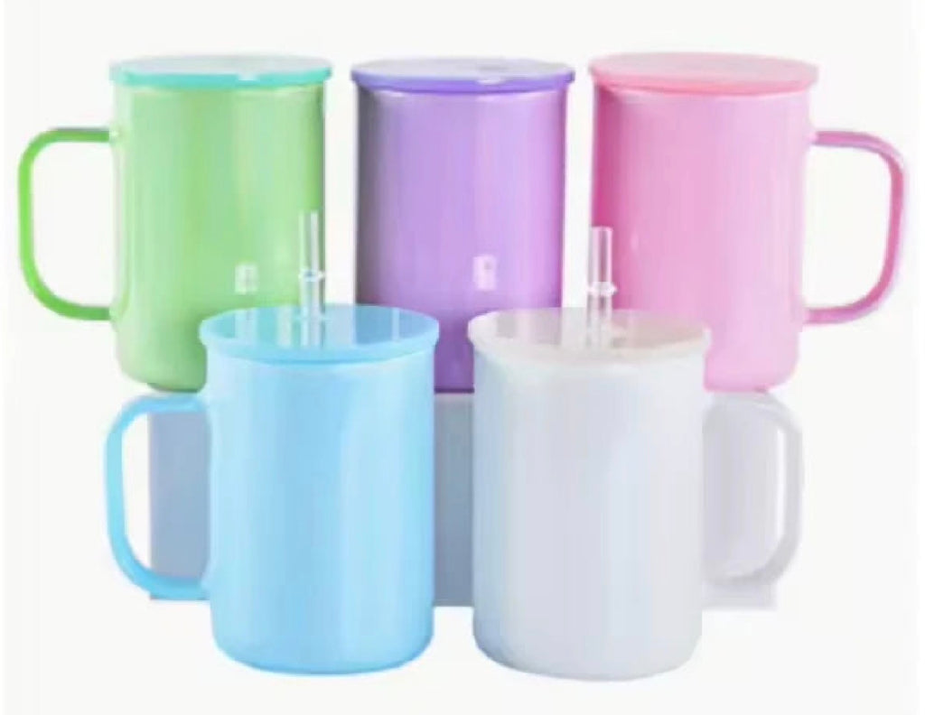 17oz Glass Shimmer Mug