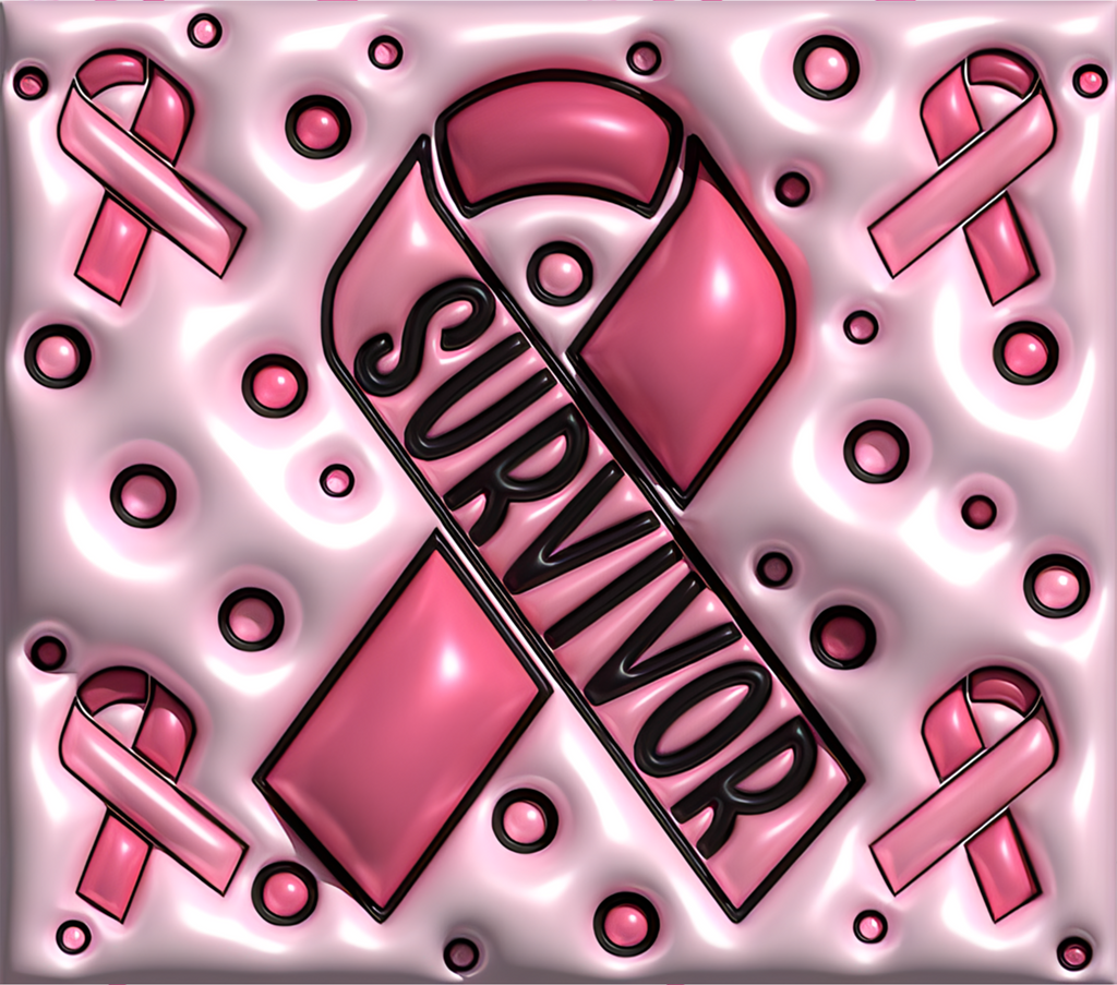 Breast Cancer Awareness 20oz Stainless Steel Sublimation Tumbler