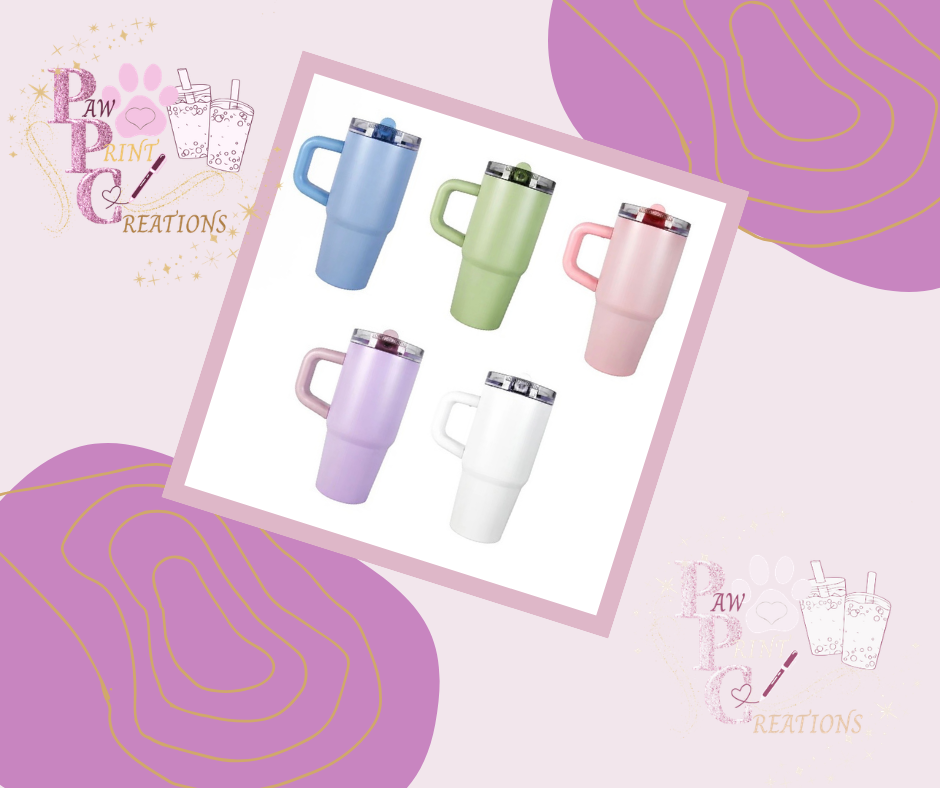14oz Sublimation Stainless Steel Stanley Style Tumbler