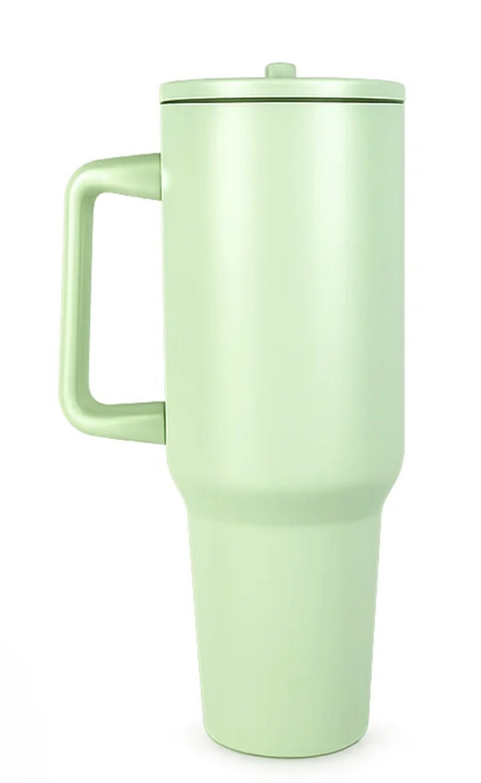 40oz Big Sip Stainless Steel Stanley Style Tumbler  - With Plastic Handle