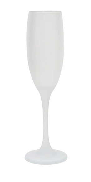 Frosted Glass Champagne Flute