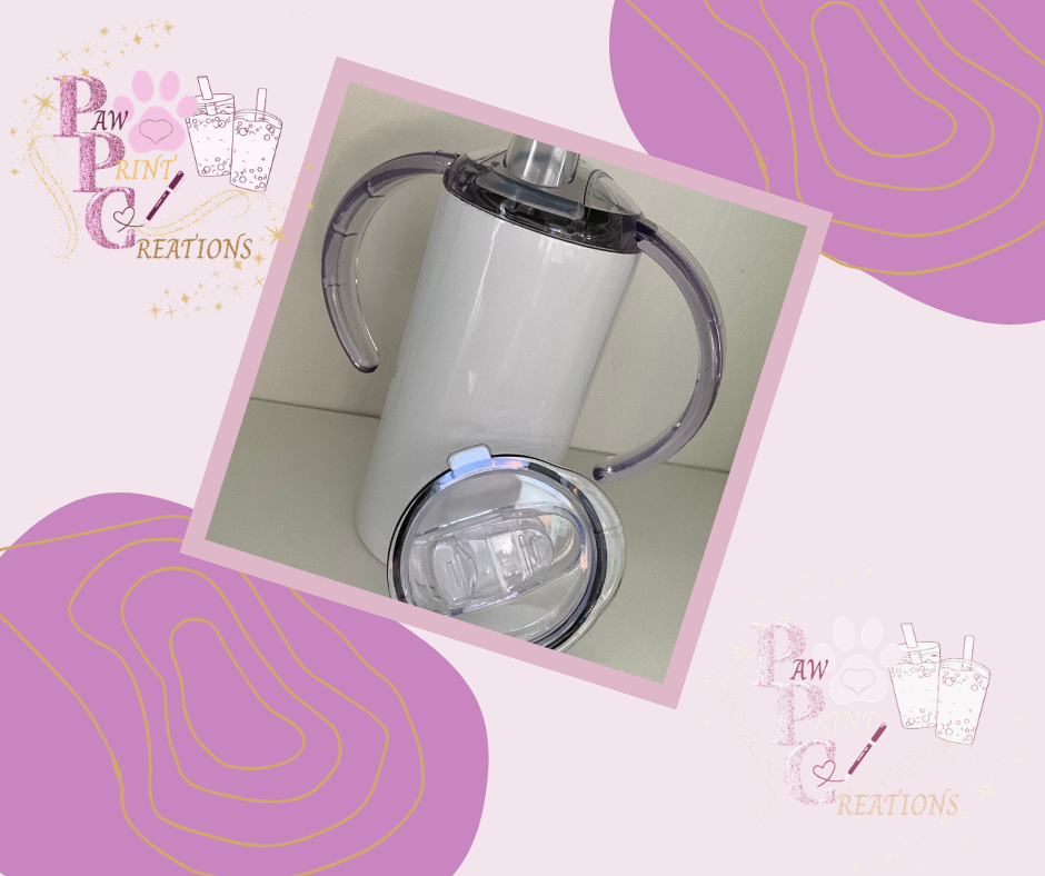 12oz Sublimation Stainless Steel Sippy Cups