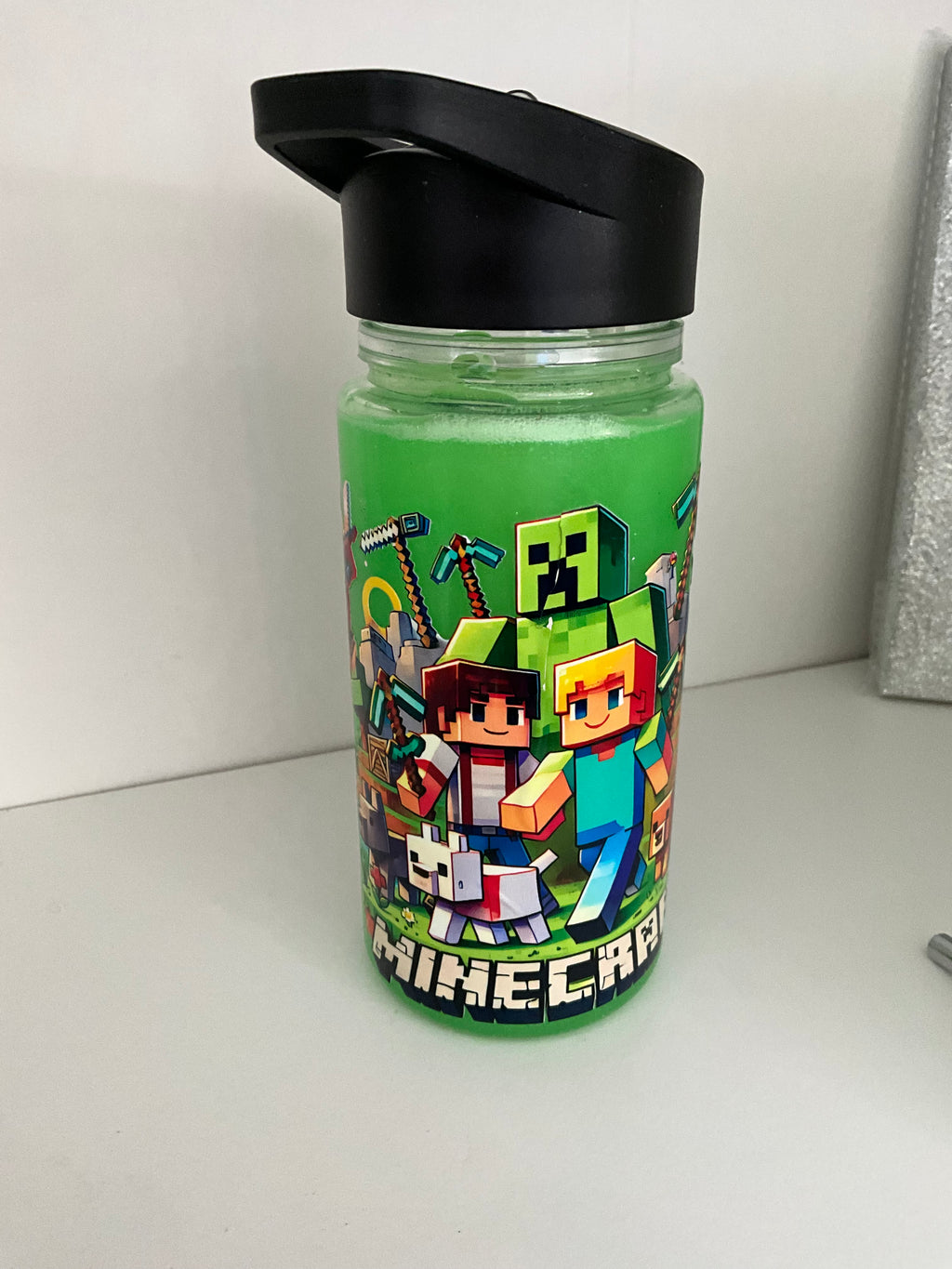 10oz Acrylic Flip Lid Snow Globe Tumbler