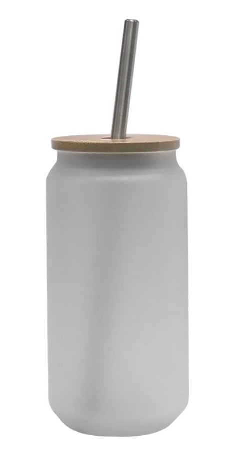 16oz Libby Style Frosted Glass Tumbler