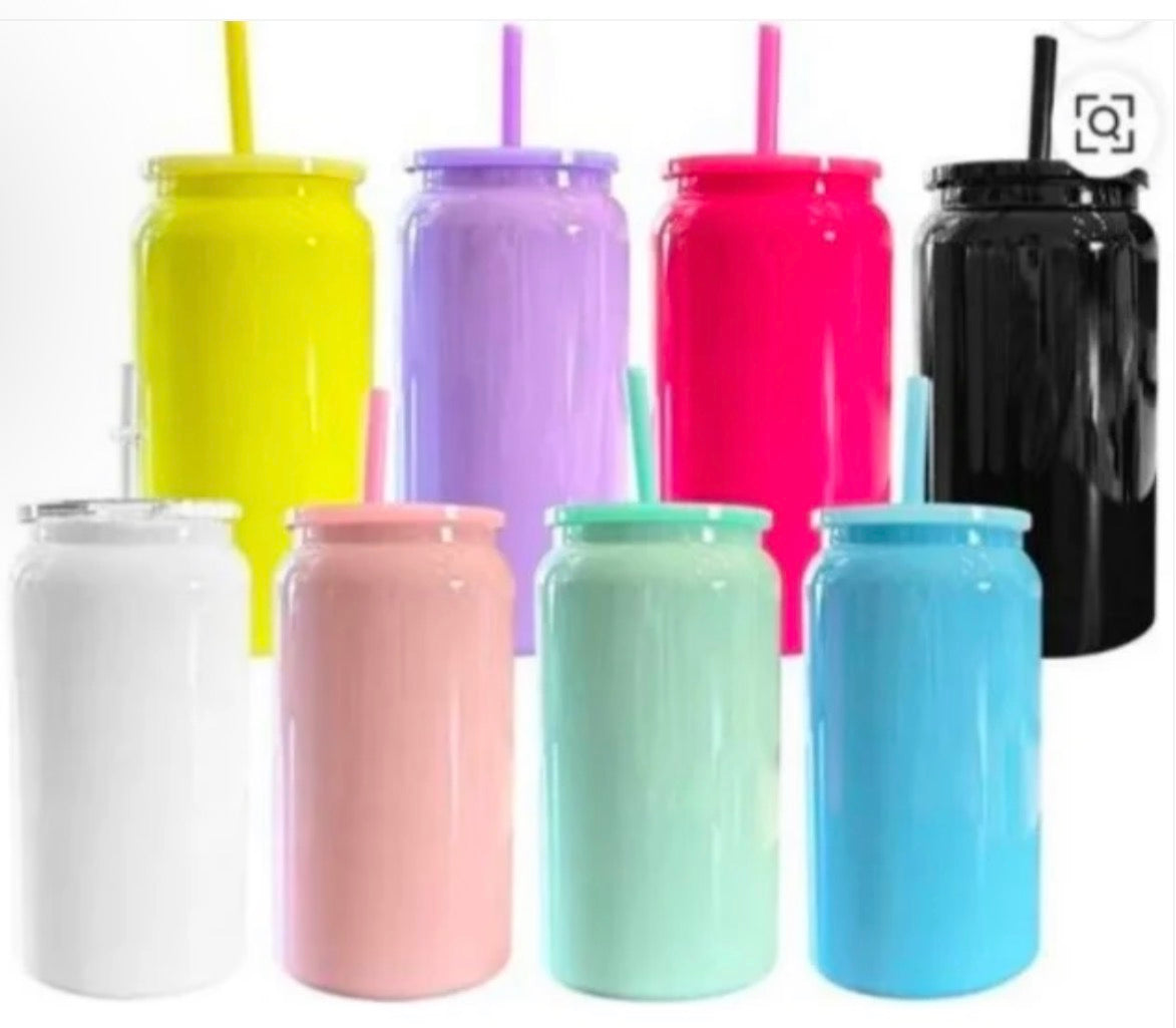 16oz Coloured Stainless Steel Tumbler