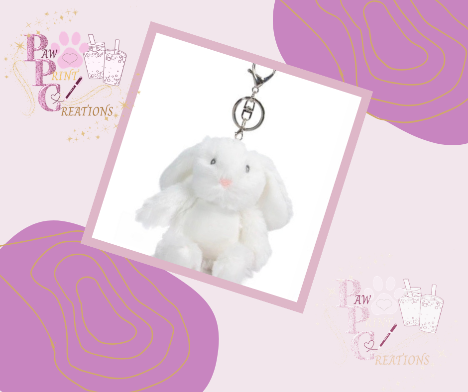 Rabbit Keyring Plush Toy