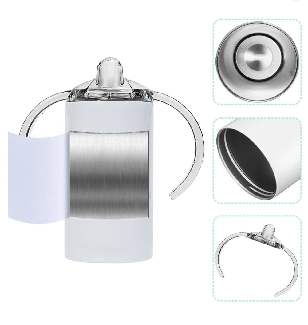 12oz Sublimation Stainless Steel Sippy Cups