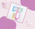 50ml Transparent Spray Bottle - with Coloured Sleeve
