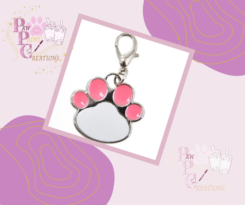 Paw Shape Dog Tag