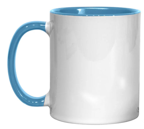 11oz Ceramic Sublimation Mug with Coloured Inside