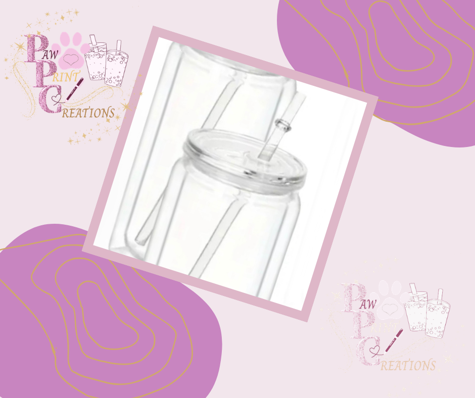 16oz Acrylic Snow Globe Tumber