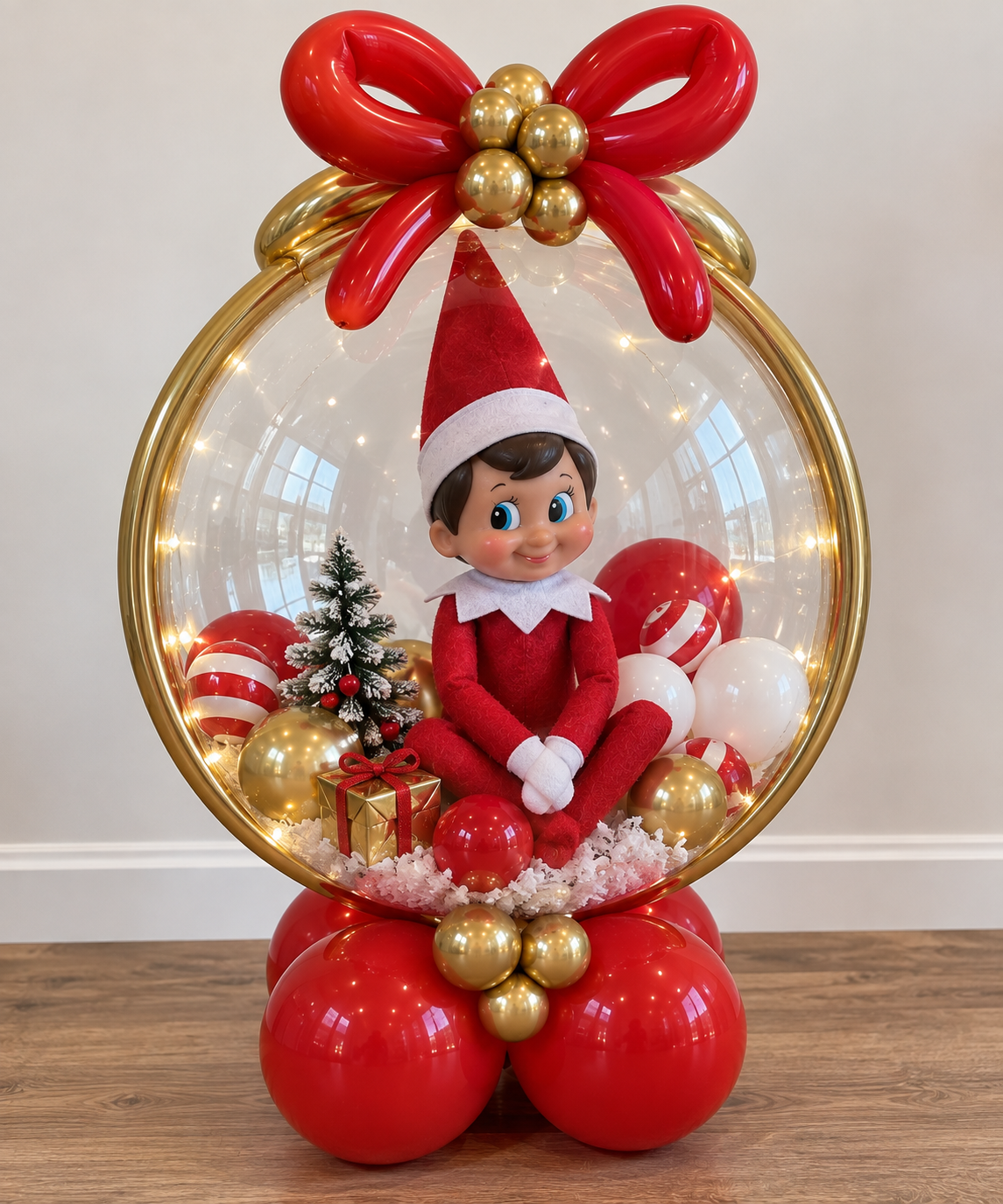 Christmas Elf Red & Gold