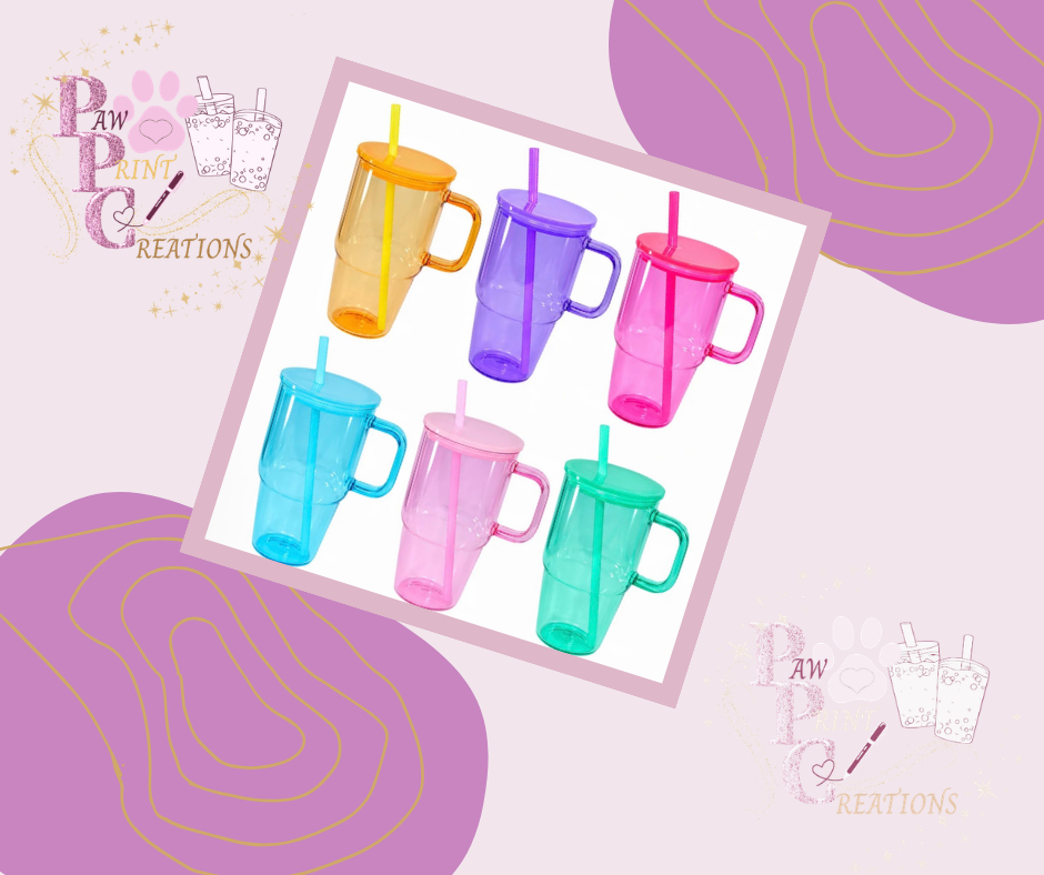20oz Sublimation Glass Tumbler