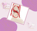 Linen Santa Stocking