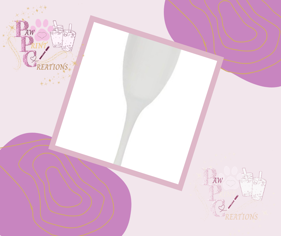 Frosted Glass Champagne Flute