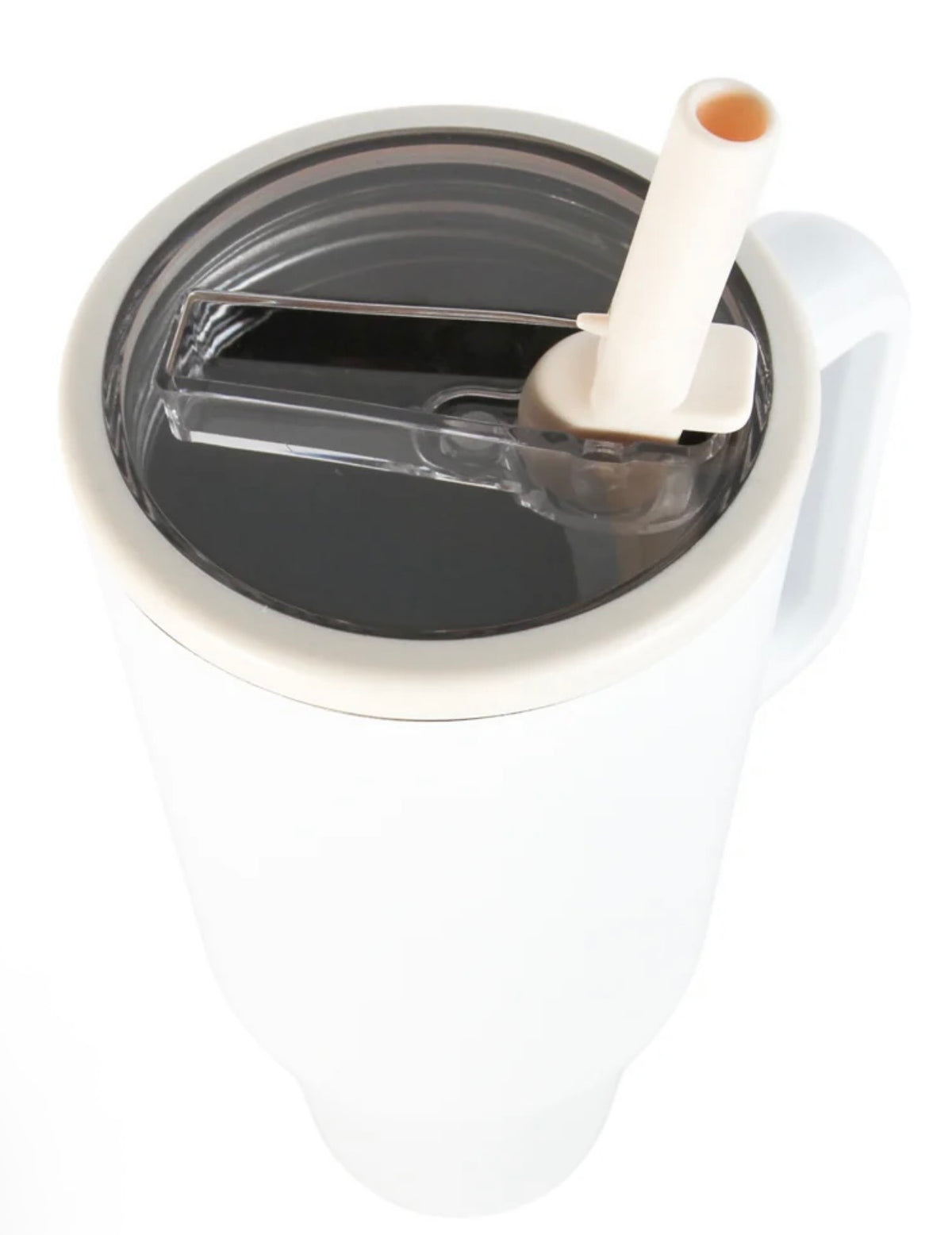 40oz Big Sip Stainless Steel Stanley Style Tumbler  - With Plastic Handle