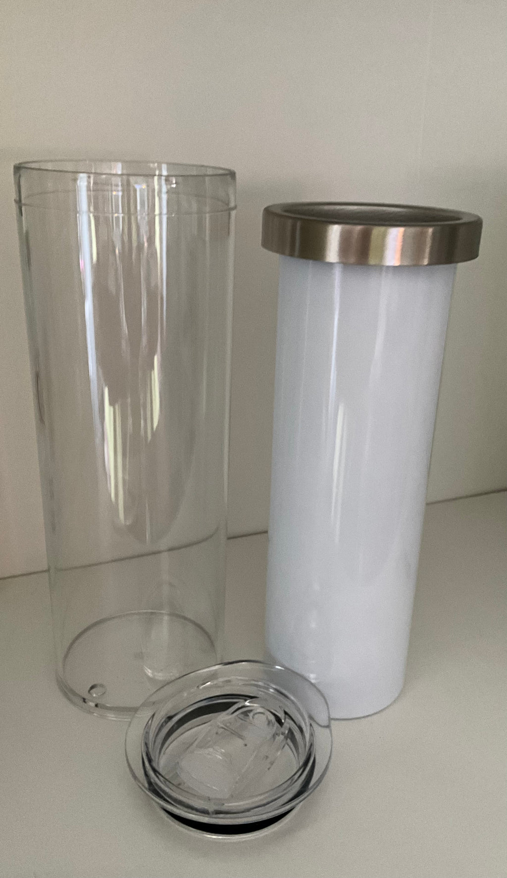 20oz Storyboard Sublimation Snow Globe Tumbler