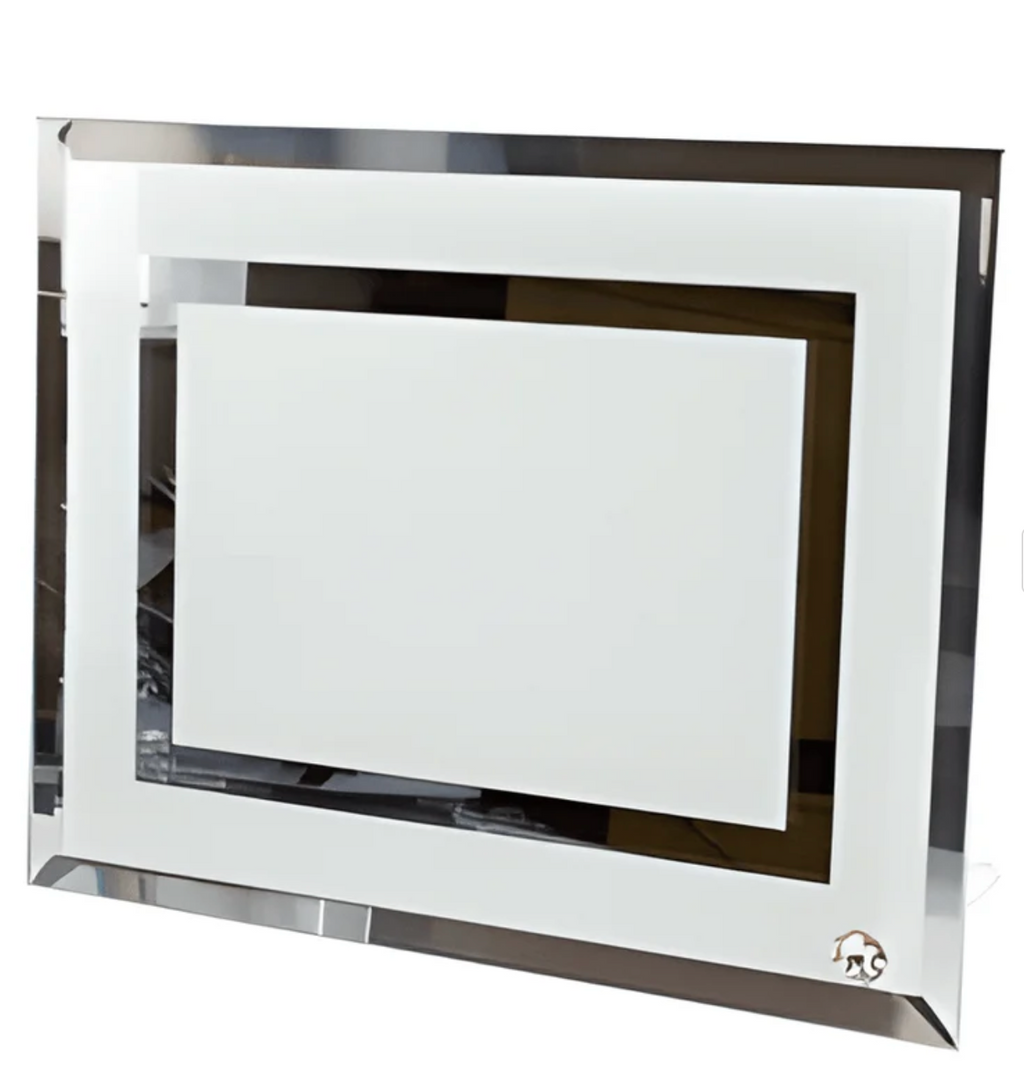 Glass Picture Frame  - Double Mirror Edge