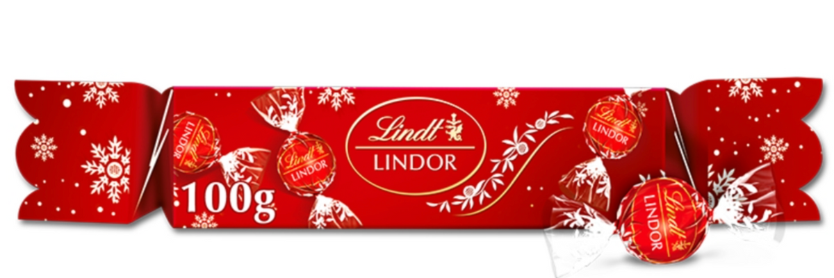 Lindt Lindor Christmas Cracker 100g
