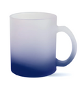 11oz Glass Colour Gradient Sublimation Mug