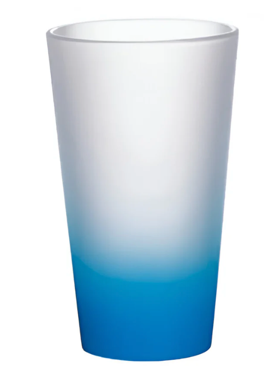 17oz Colour Gradient Sublimation Cone Glass