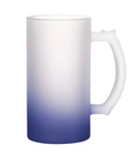 16oz Glass Colour Gradient Sublimation Beer Stein